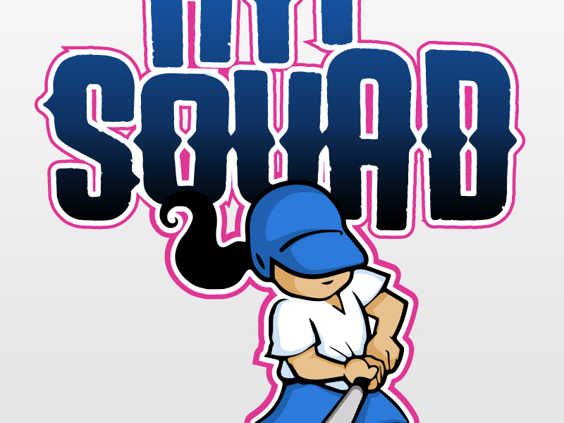 Hit Squad Girls Softball Logo